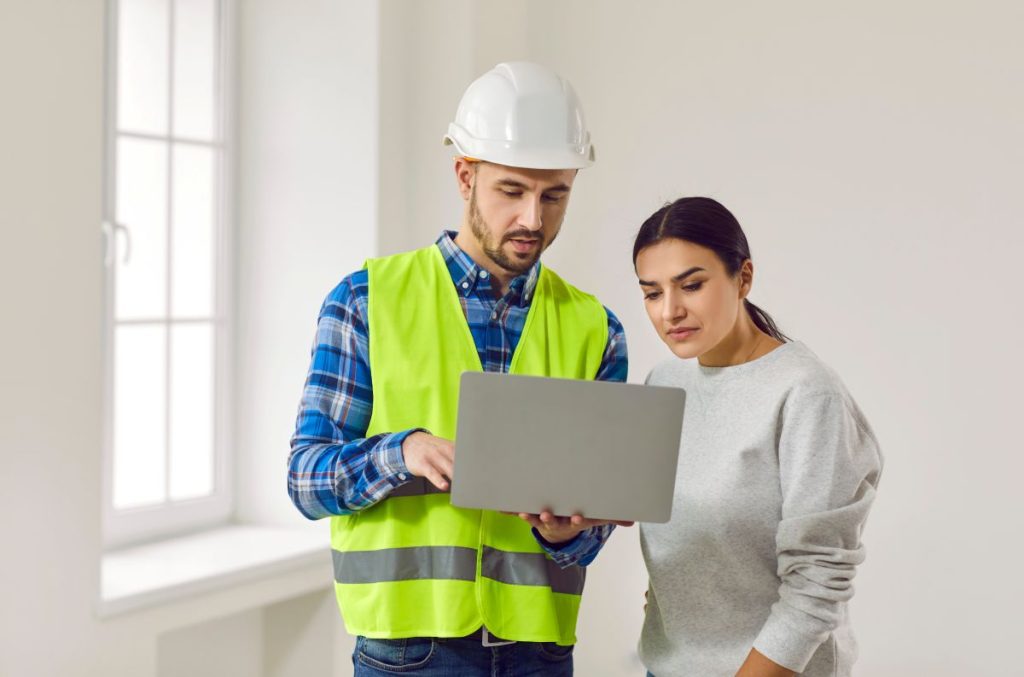 Contractor Speaking With Owner